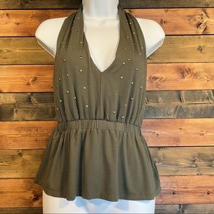 Sleeveless Halter Top | Bebe
